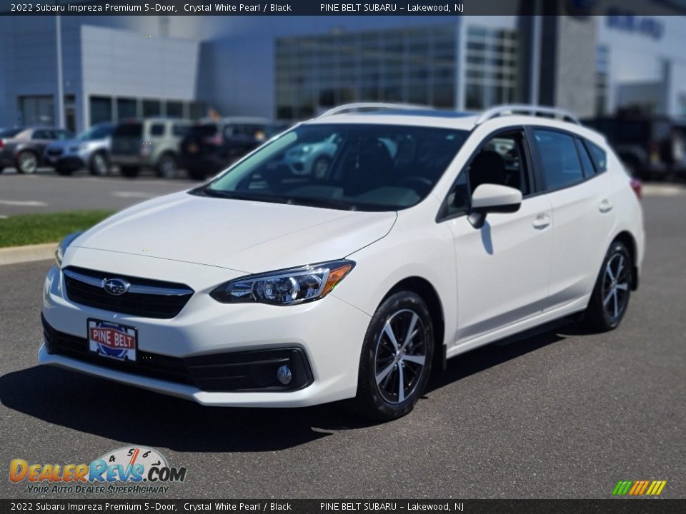 2022 Subaru Impreza Premium 5-Door Crystal White Pearl / Black Photo #1