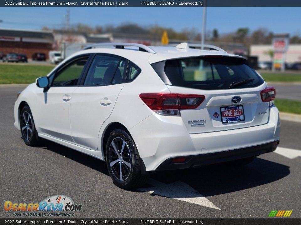 2022 Subaru Impreza Premium 5-Door Crystal White Pearl / Black Photo #6