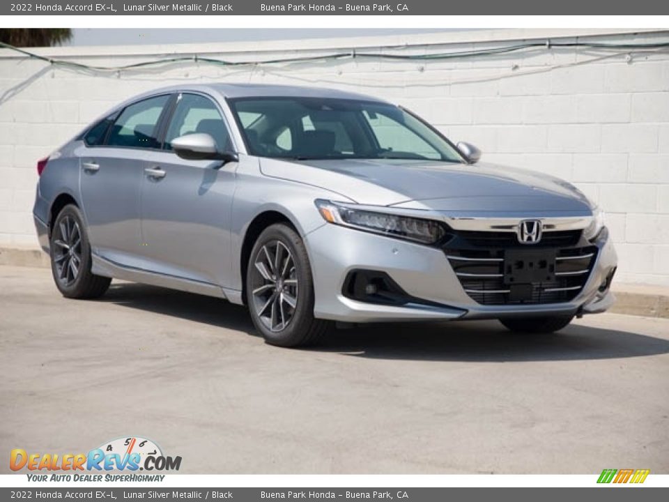 2022 Honda Accord EX-L Lunar Silver Metallic / Black Photo #1