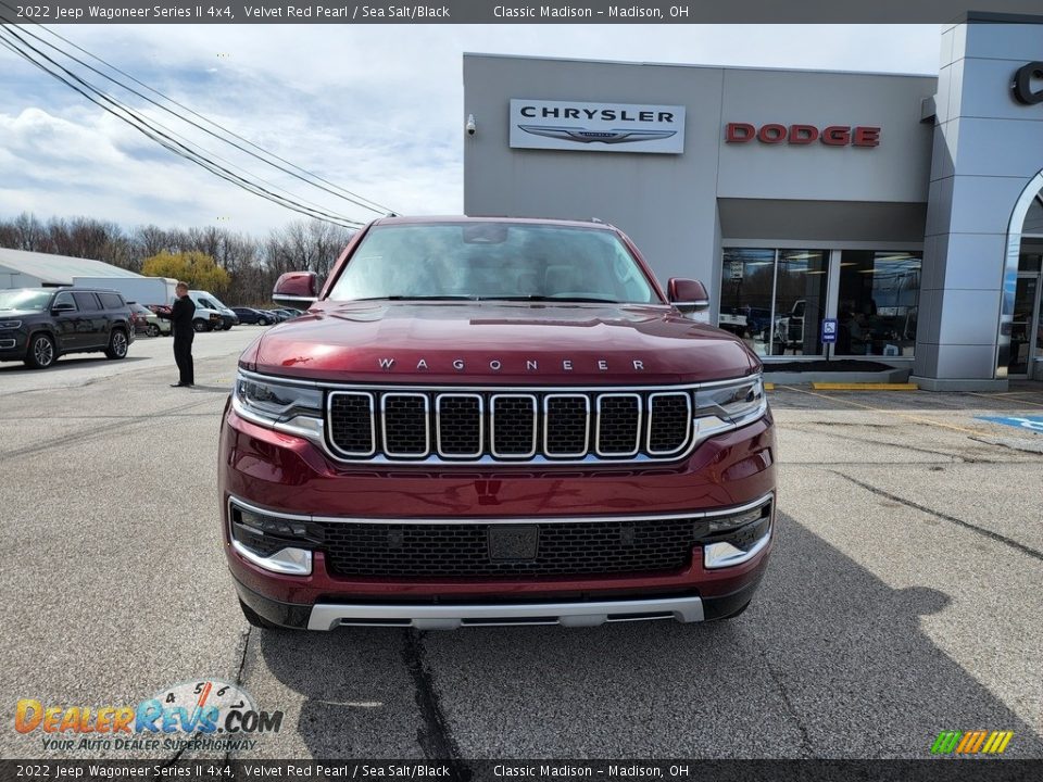 2022 Jeep Wagoneer Series II 4x4 Velvet Red Pearl / Sea Salt/Black Photo #8