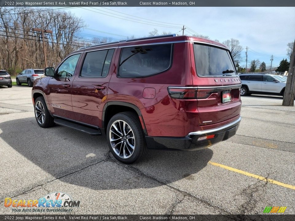 2022 Jeep Wagoneer Series II 4x4 Velvet Red Pearl / Sea Salt/Black Photo #10