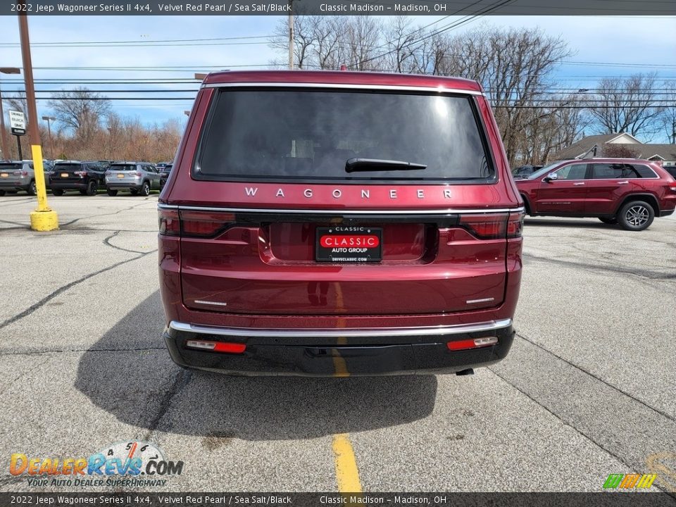 2022 Jeep Wagoneer Series II 4x4 Velvet Red Pearl / Sea Salt/Black Photo #11