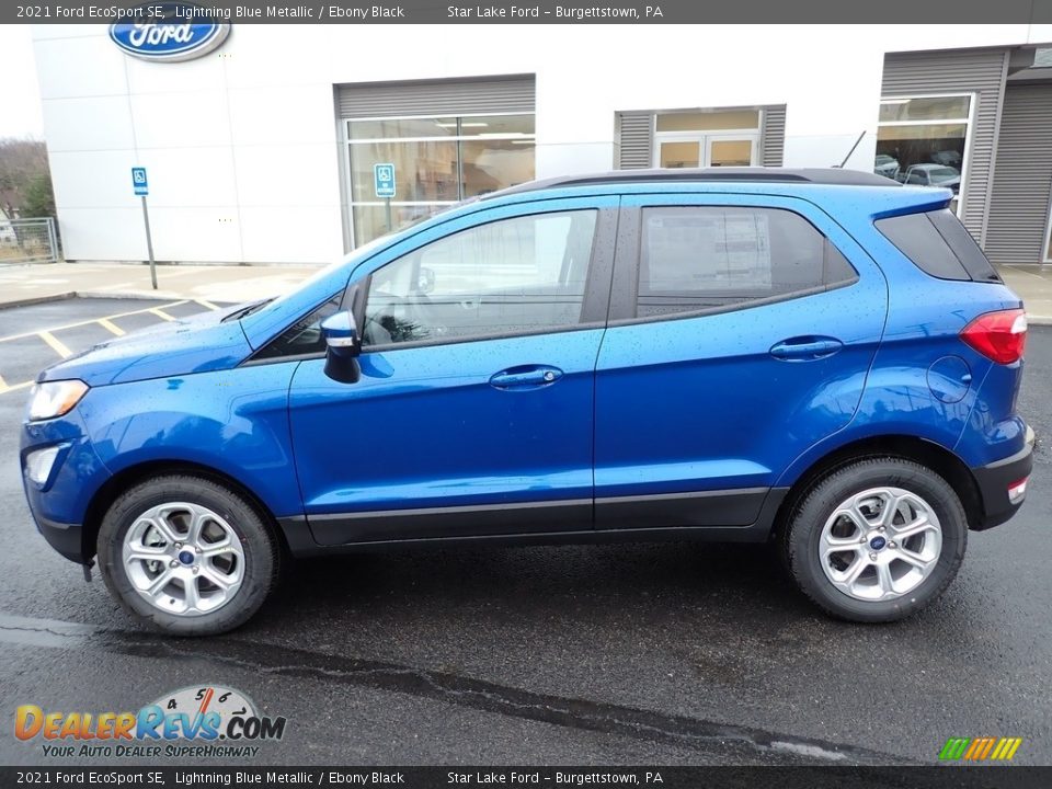 Lightning Blue Metallic 2021 Ford EcoSport SE Photo #2