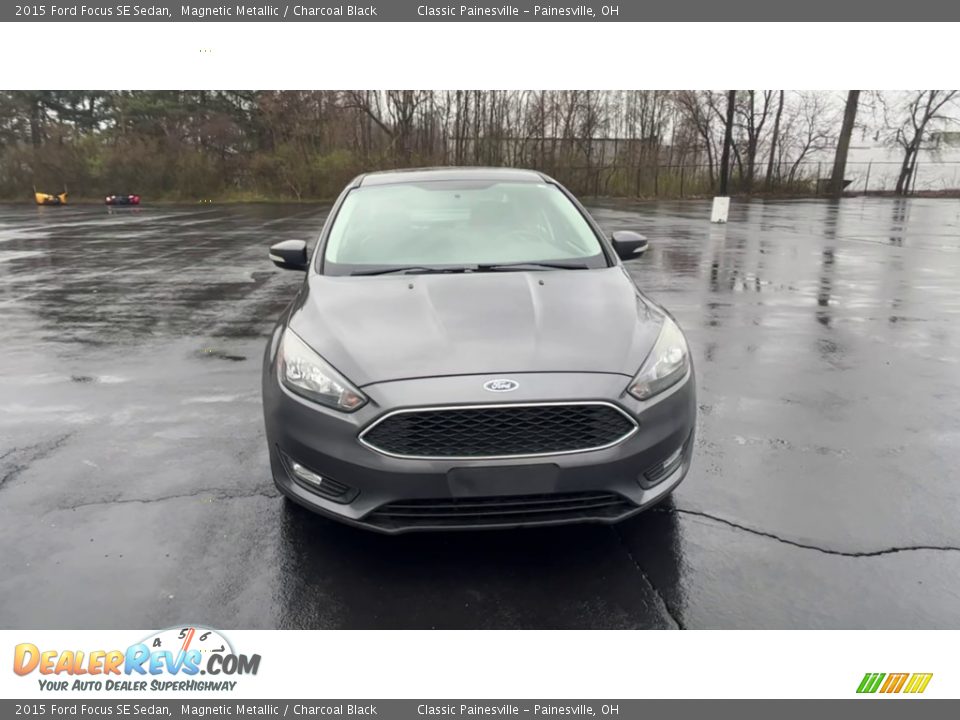 2015 Ford Focus SE Sedan Magnetic Metallic / Charcoal Black Photo #3