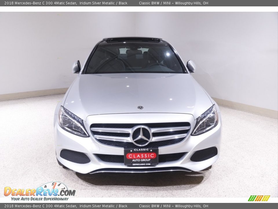 2018 Mercedes-Benz C 300 4Matic Sedan Iridium Silver Metallic / Black Photo #2