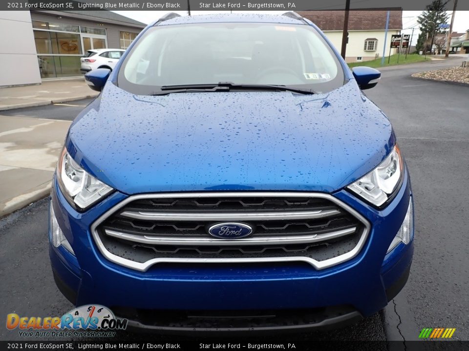 2021 Ford EcoSport SE Lightning Blue Metallic / Ebony Black Photo #9