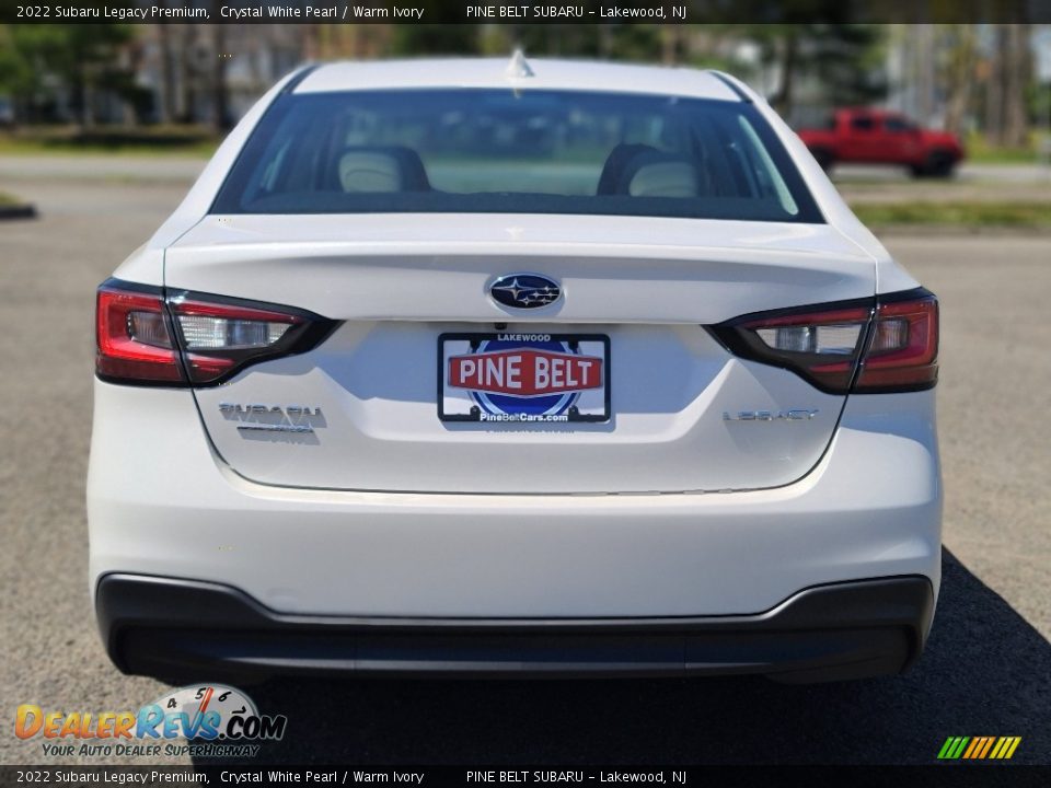 2022 Subaru Legacy Premium Crystal White Pearl / Warm Ivory Photo #7