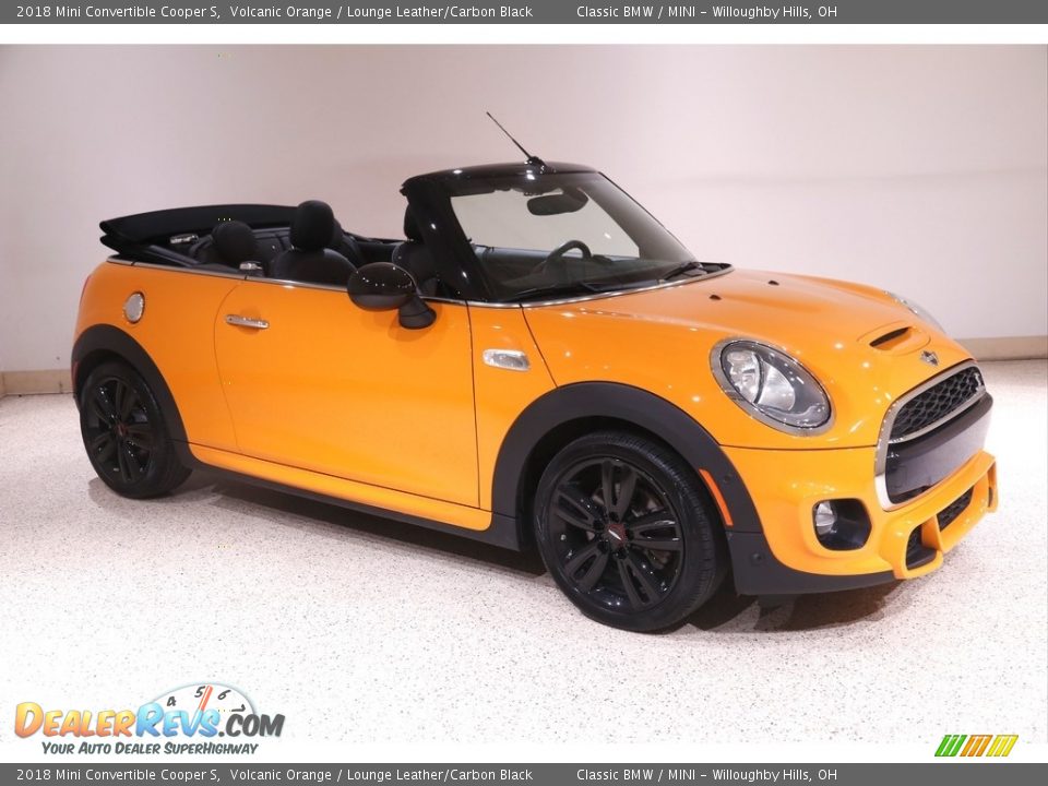 Volcanic Orange 2018 Mini Convertible Cooper S Photo #1