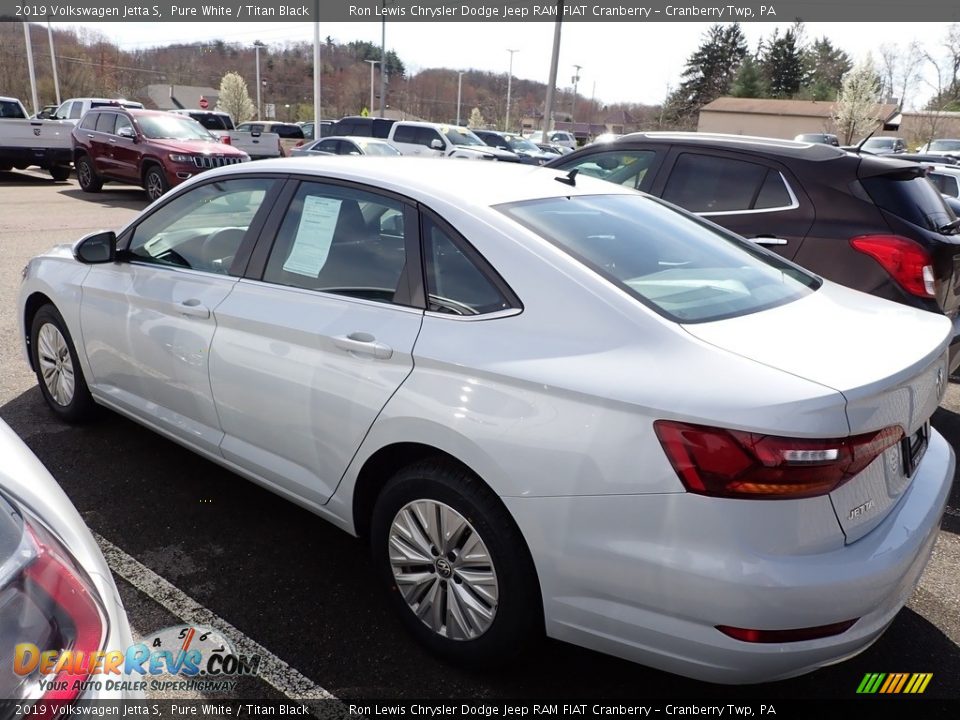 2019 Volkswagen Jetta S Pure White / Titan Black Photo #4