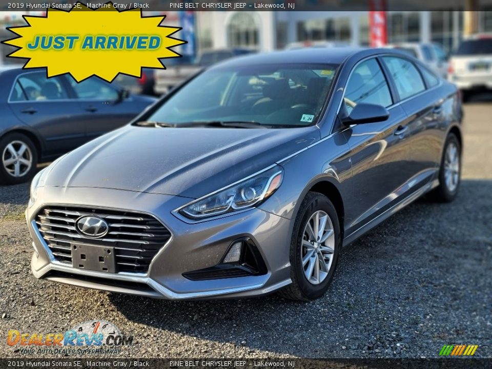 2019 Hyundai Sonata SE Machine Gray / Black Photo #1