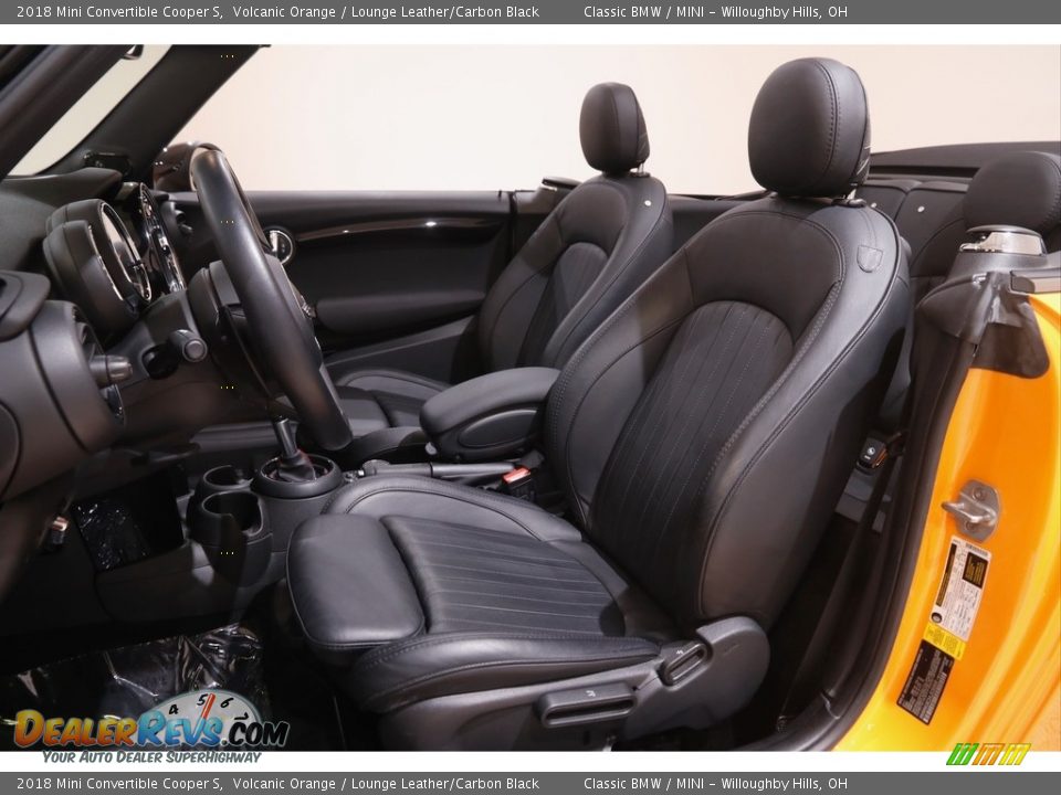 Lounge Leather/Carbon Black Interior - 2018 Mini Convertible Cooper S Photo #6