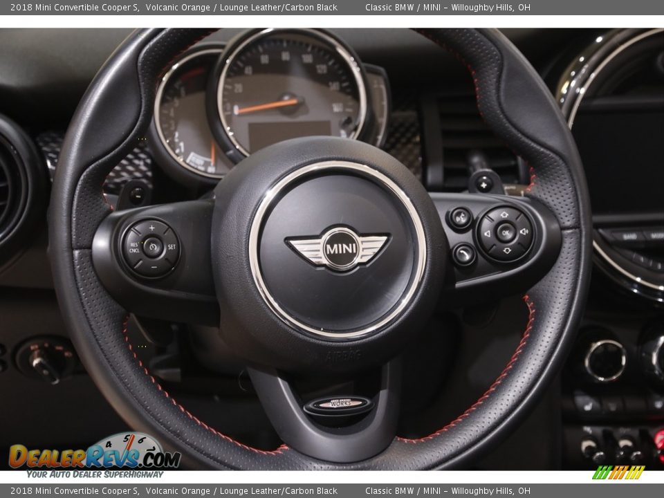 2018 Mini Convertible Cooper S Steering Wheel Photo #8