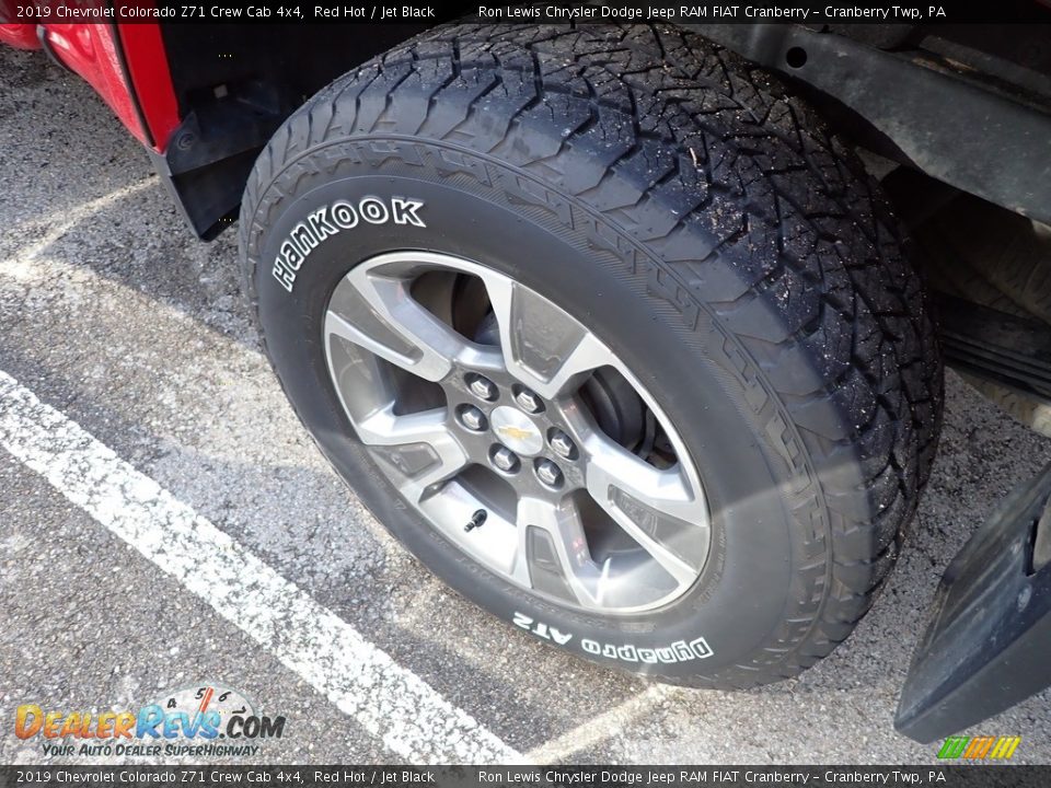 2019 Chevrolet Colorado Z71 Crew Cab 4x4 Red Hot / Jet Black Photo #4