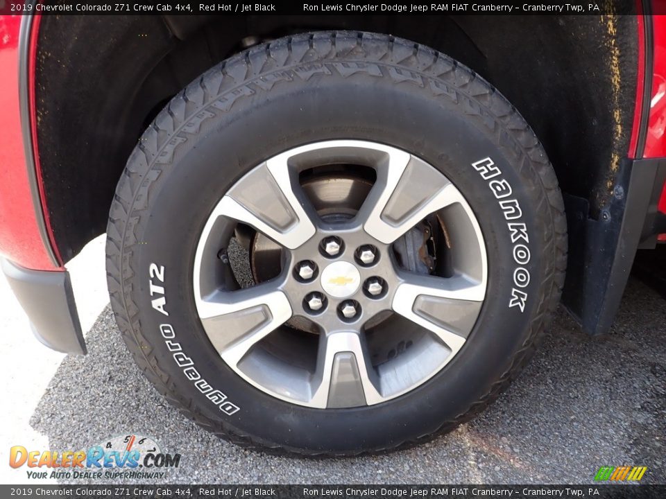 2019 Chevrolet Colorado Z71 Crew Cab 4x4 Red Hot / Jet Black Photo #5