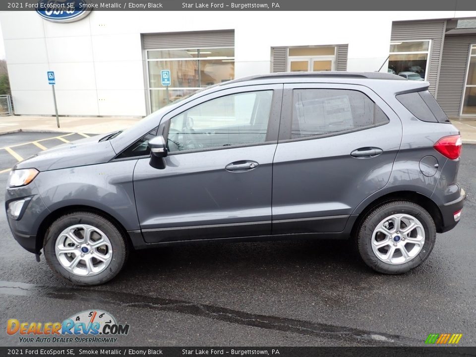 2021 Ford EcoSport SE Smoke Metallic / Ebony Black Photo #2