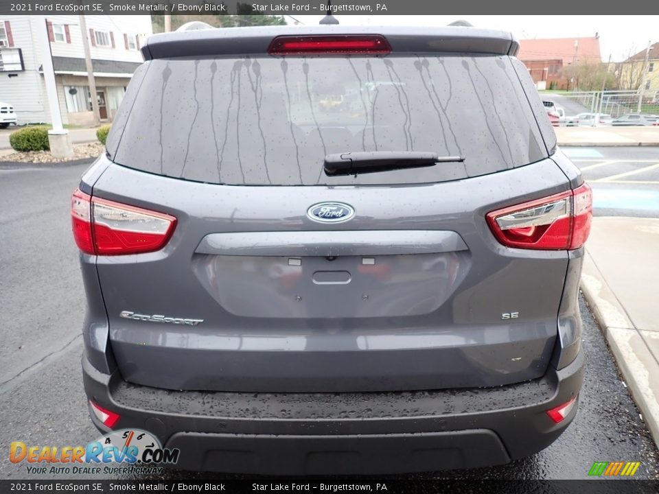 2021 Ford EcoSport SE Smoke Metallic / Ebony Black Photo #4