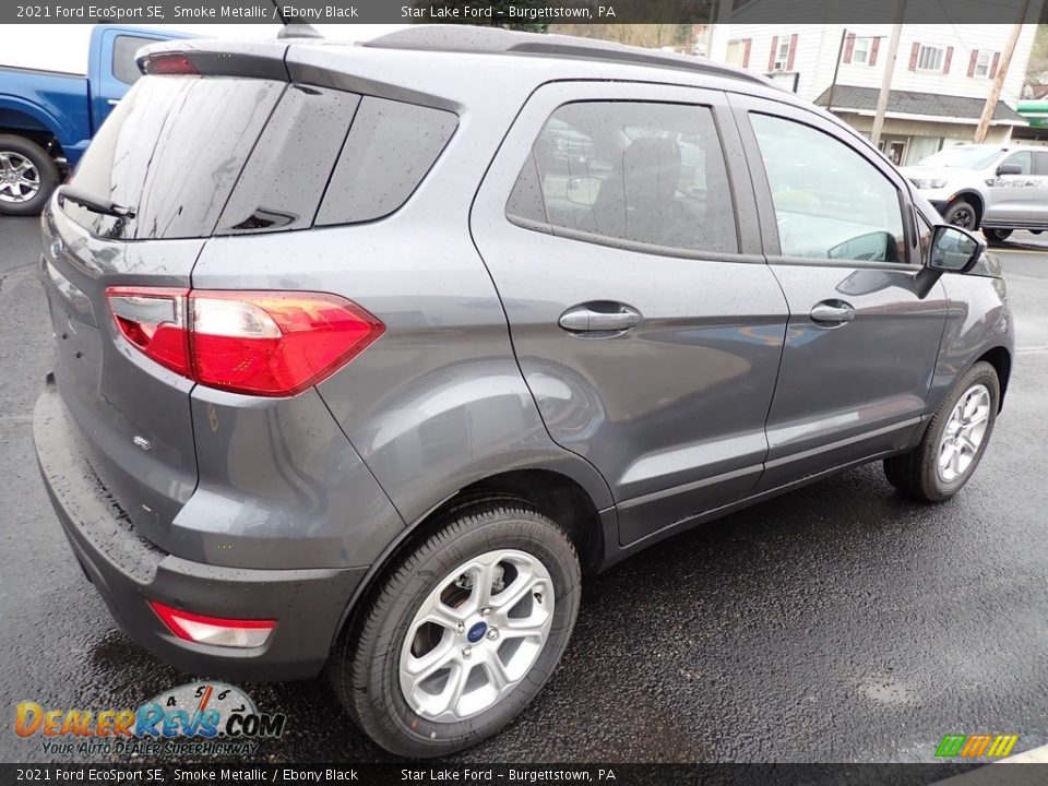 2021 Ford EcoSport SE Smoke Metallic / Ebony Black Photo #6