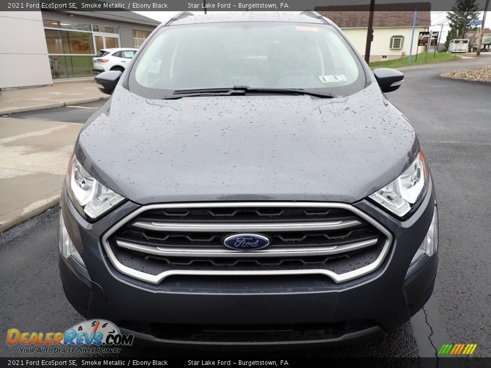 2021 Ford EcoSport SE Smoke Metallic / Ebony Black Photo #9