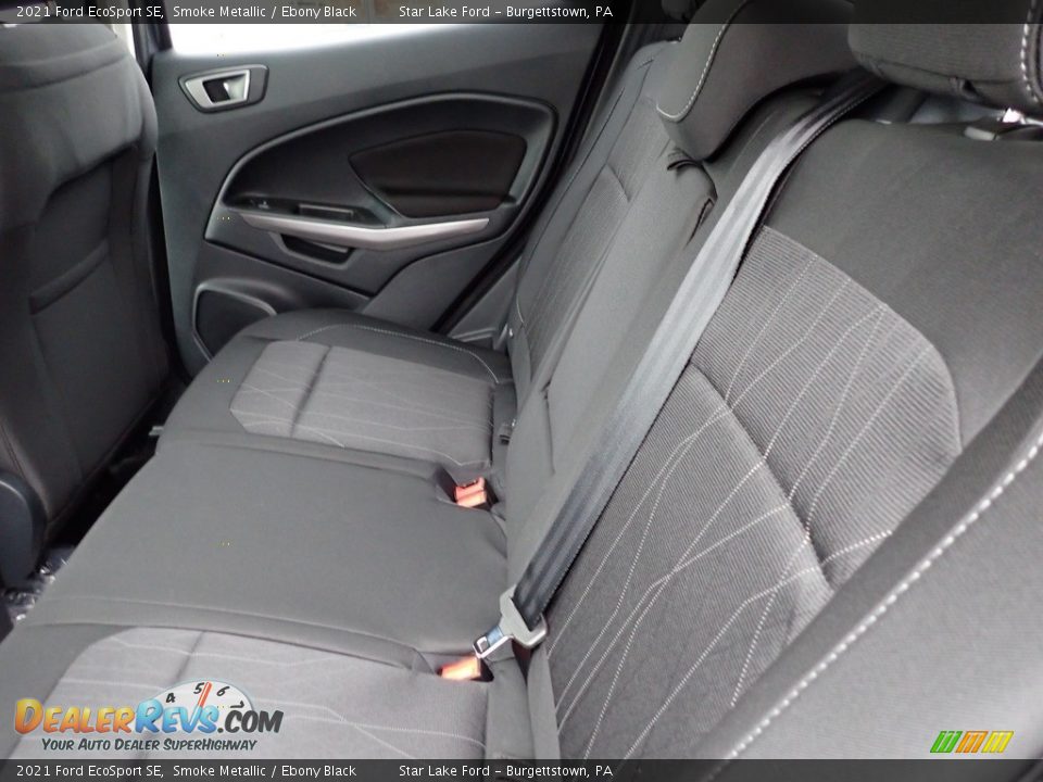 2021 Ford EcoSport SE Smoke Metallic / Ebony Black Photo #11