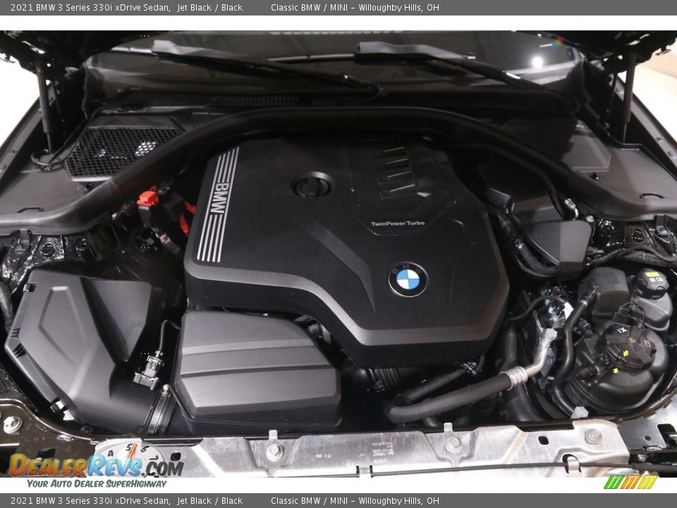2021 BMW 3 Series 330i xDrive Sedan Jet Black / Black Photo #20
