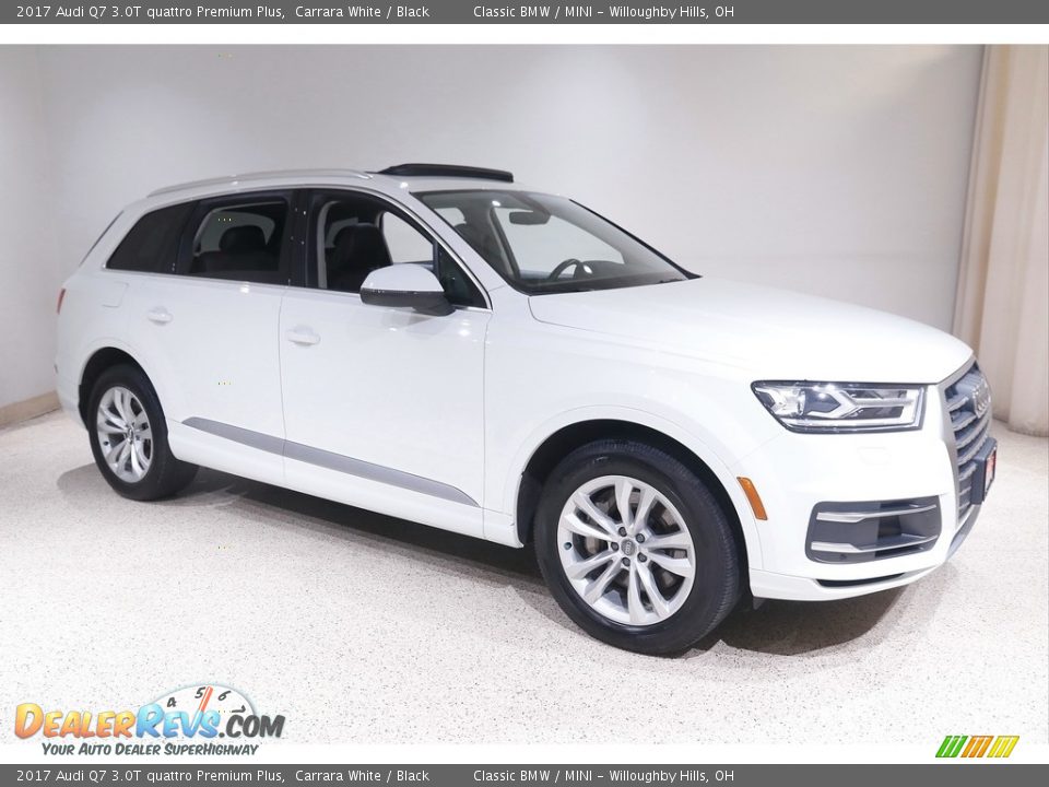 2017 Audi Q7 3.0T quattro Premium Plus Carrara White / Black Photo #1