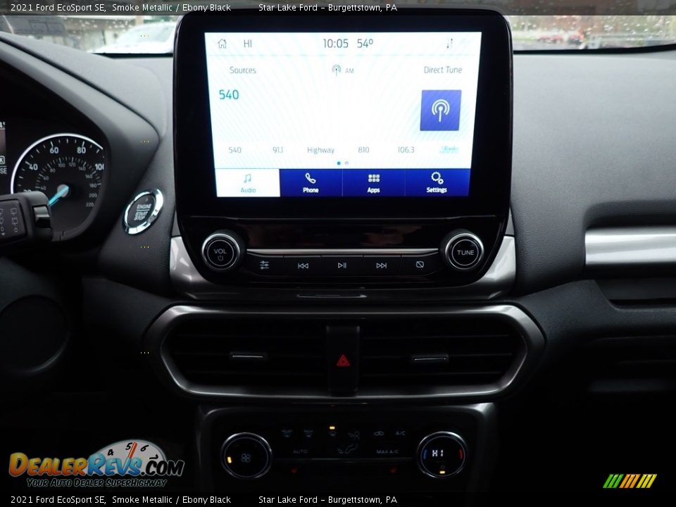 2021 Ford EcoSport SE Smoke Metallic / Ebony Black Photo #20