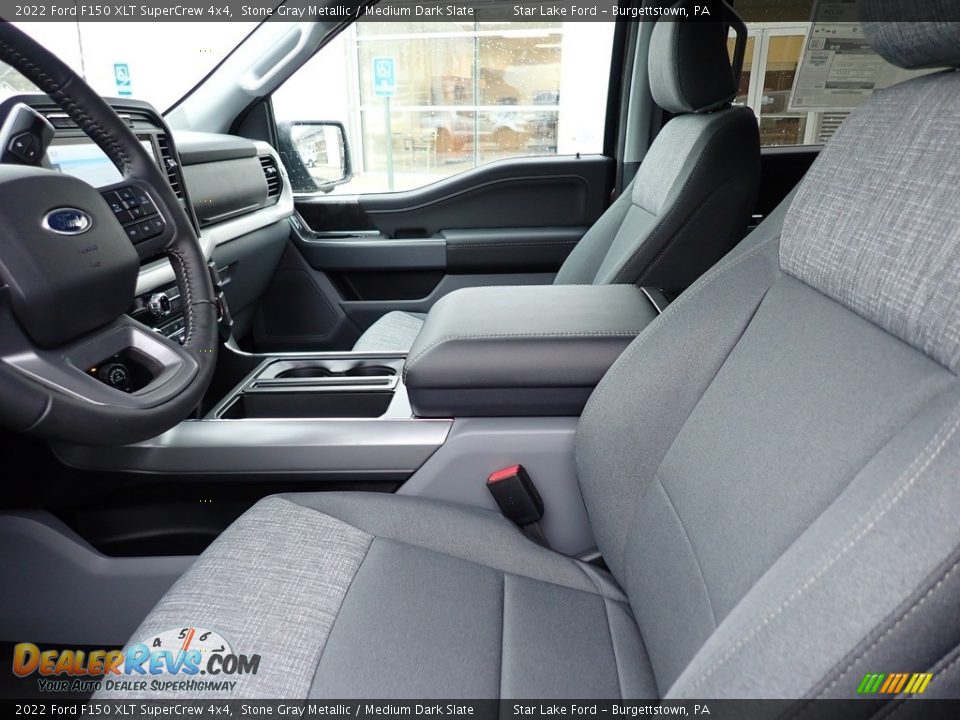 Front Seat of 2022 Ford F150 XLT SuperCrew 4x4 Photo #9