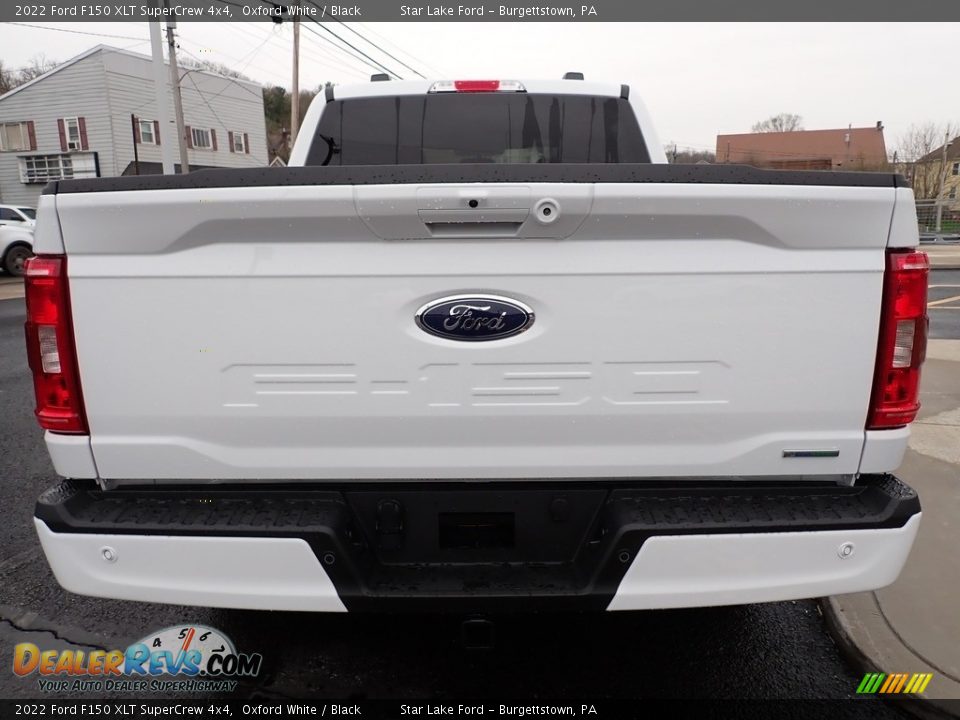 2022 Ford F150 XLT SuperCrew 4x4 Oxford White / Black Photo #4