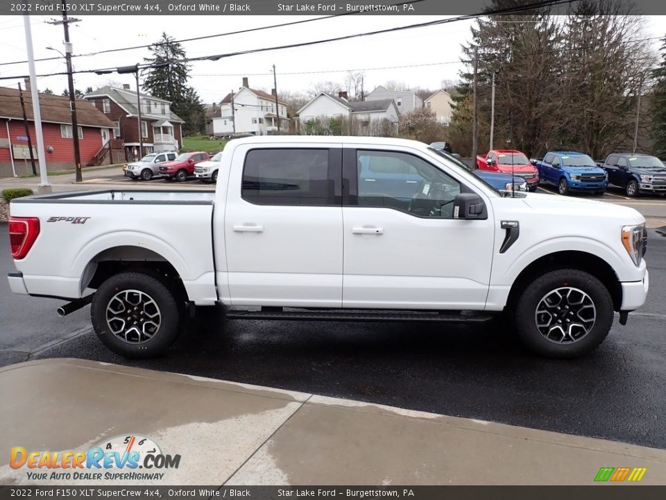 Oxford White 2022 Ford F150 XLT SuperCrew 4x4 Photo #6