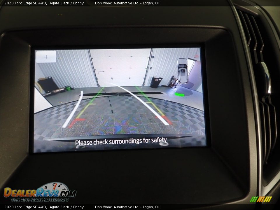 2020 Ford Edge SE AWD Agate Black / Ebony Photo #3