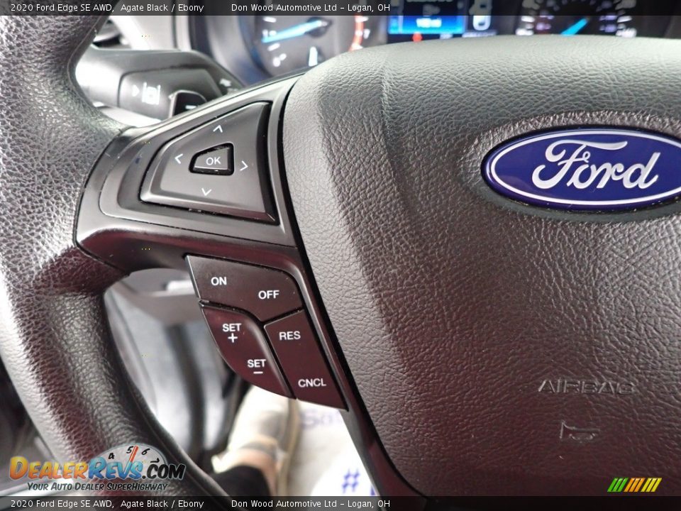 2020 Ford Edge SE AWD Agate Black / Ebony Photo #17