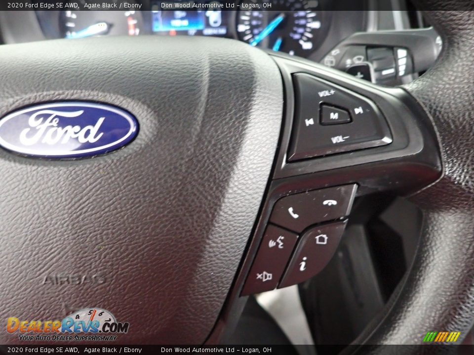 2020 Ford Edge SE AWD Agate Black / Ebony Photo #18