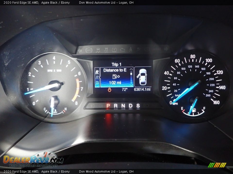 2020 Ford Edge SE AWD Agate Black / Ebony Photo #19