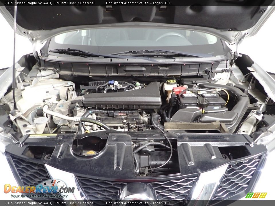 2015 Nissan Rogue SV AWD Brilliant Silver / Charcoal Photo #6