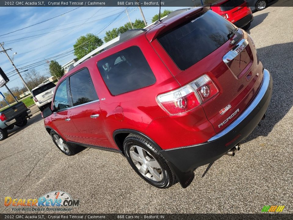 2012 GMC Acadia SLT Crystal Red Tintcoat / Cashmere Photo #2