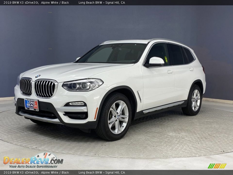 2019 BMW X3 sDrive30i Alpine White / Black Photo #3