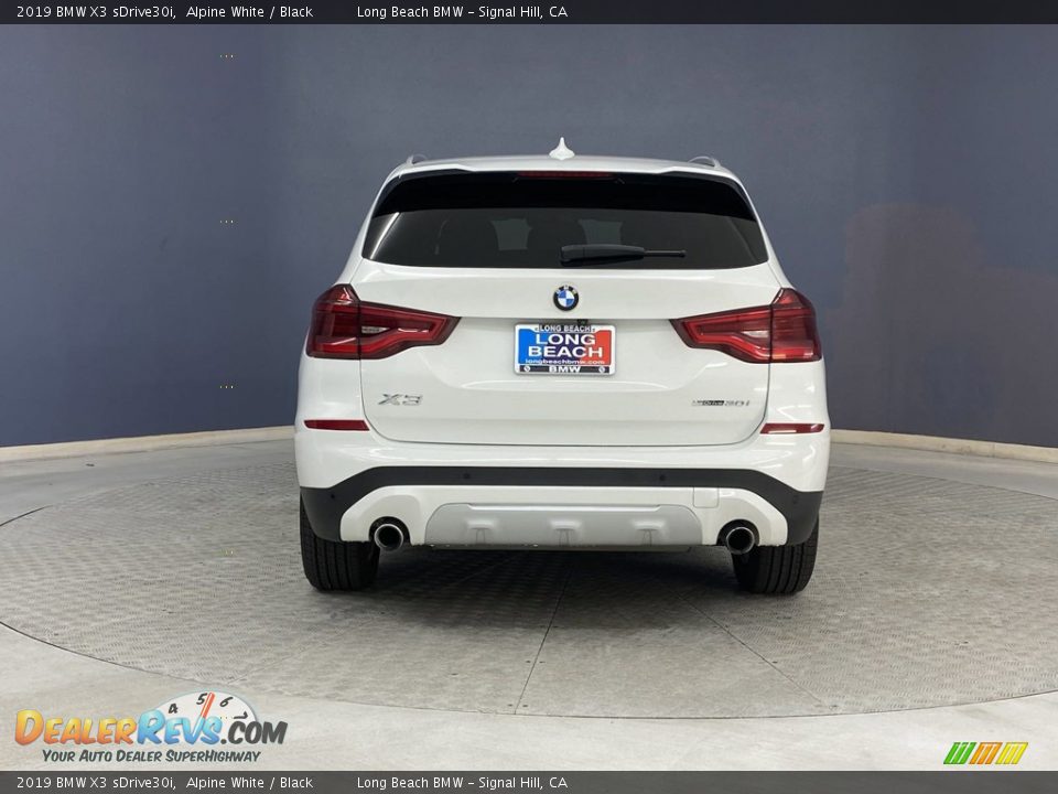 2019 BMW X3 sDrive30i Alpine White / Black Photo #4