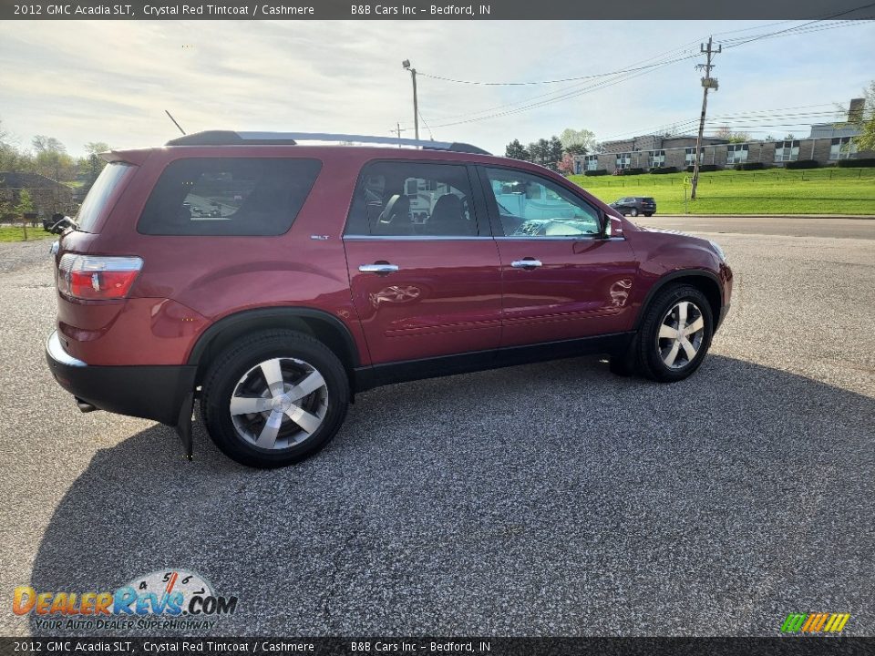 2012 GMC Acadia SLT Crystal Red Tintcoat / Cashmere Photo #4