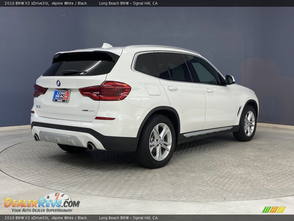 2019 BMW X3 sDrive30i Alpine White / Black Photo #5