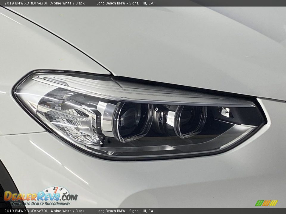 2019 BMW X3 sDrive30i Alpine White / Black Photo #6