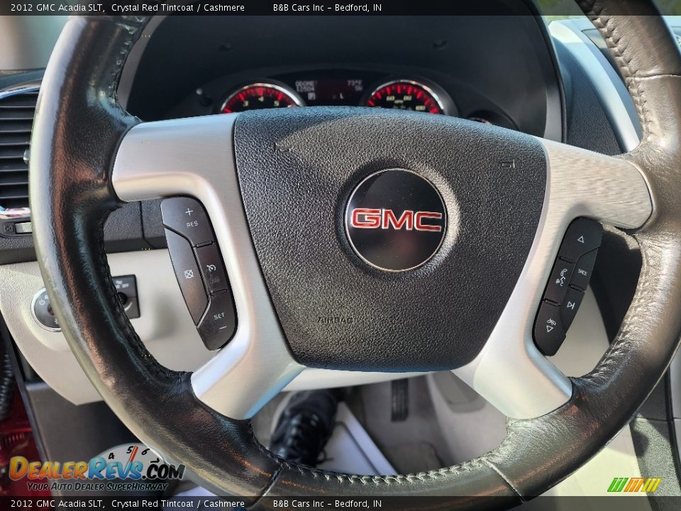 2012 GMC Acadia SLT Crystal Red Tintcoat / Cashmere Photo #15