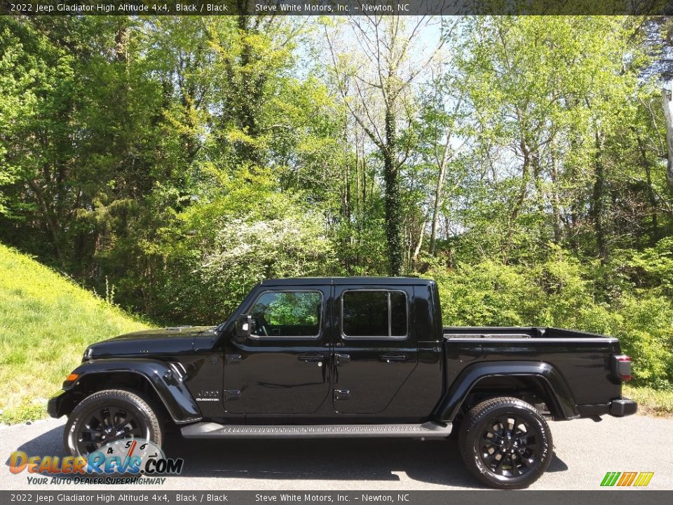 2022 Jeep Gladiator High Altitude 4x4 Black / Black Photo #1