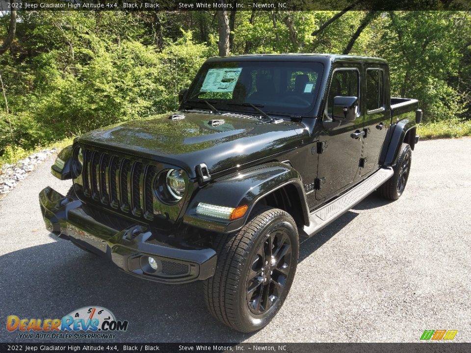 2022 Jeep Gladiator High Altitude 4x4 Black / Black Photo #2