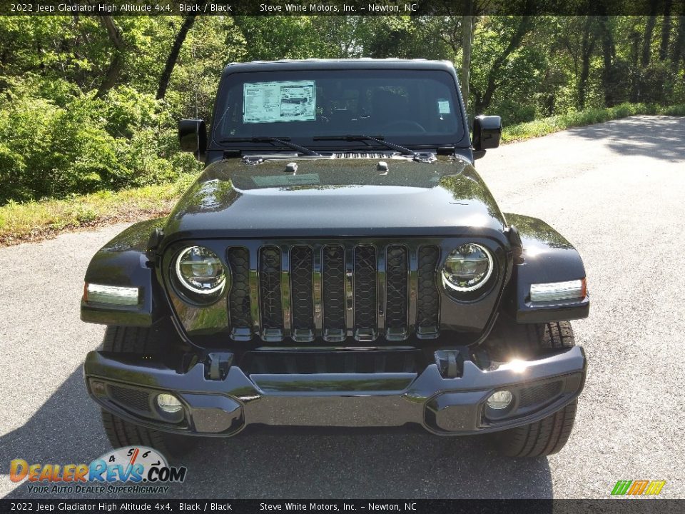 2022 Jeep Gladiator High Altitude 4x4 Black / Black Photo #3