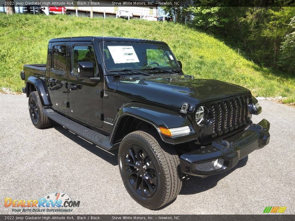 2022 Jeep Gladiator High Altitude 4x4 Black / Black Photo #4