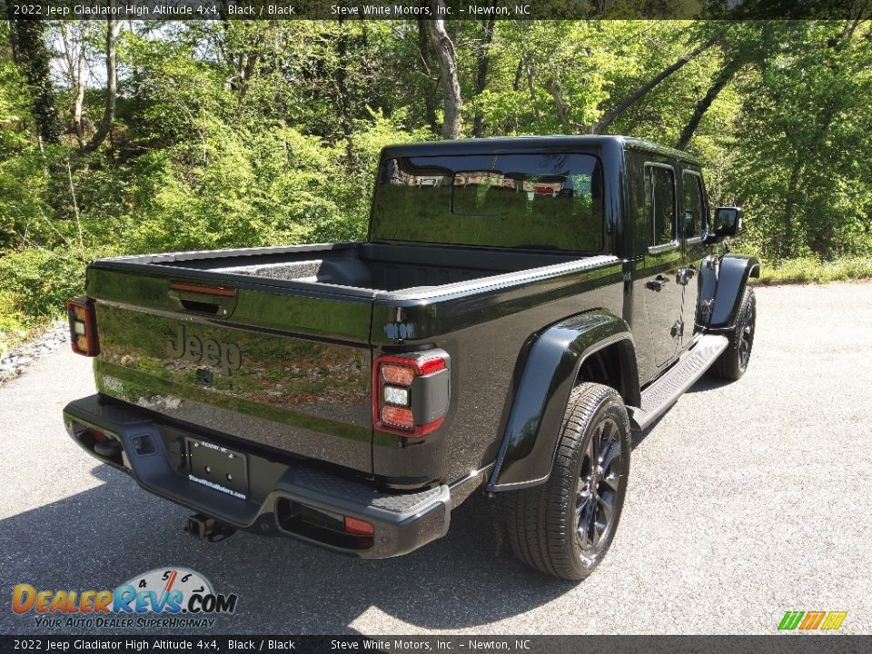 2022 Jeep Gladiator High Altitude 4x4 Black / Black Photo #6