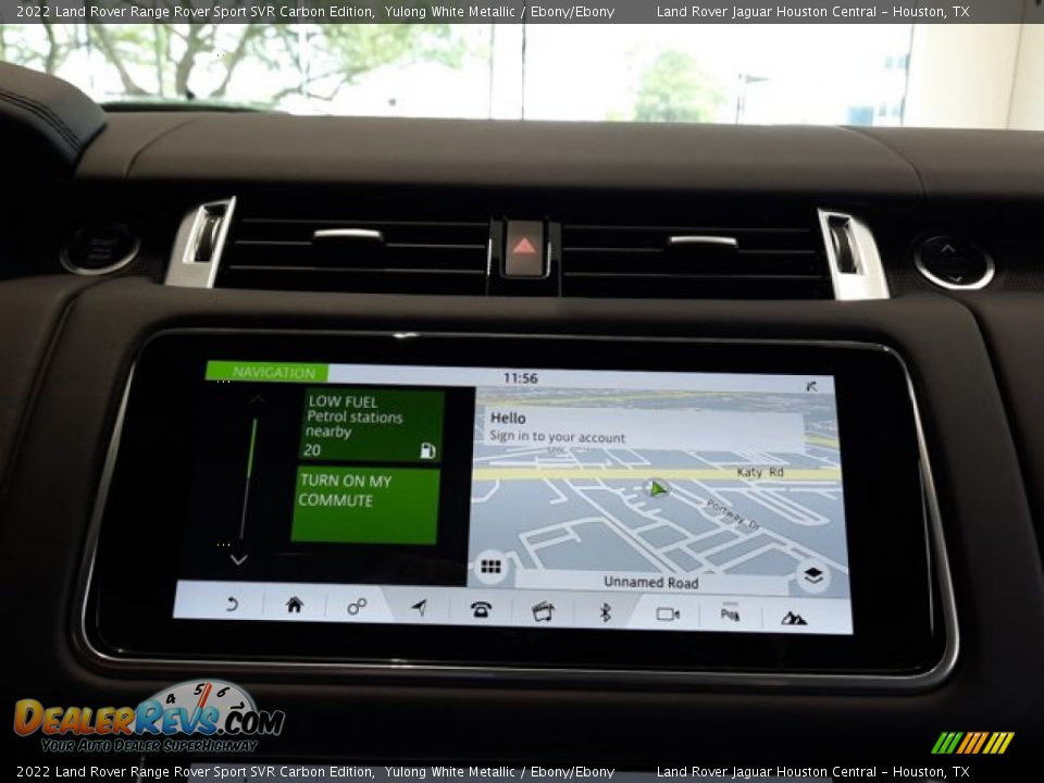 Navigation of 2022 Land Rover Range Rover Sport SVR Carbon Edition Photo #22