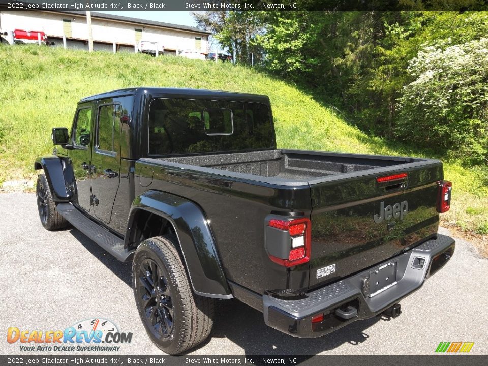 2022 Jeep Gladiator High Altitude 4x4 Black / Black Photo #9