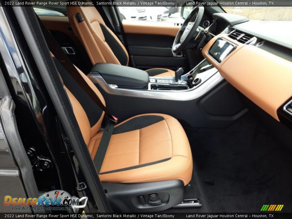 2022 Land Rover Range Rover Sport HSE Dynamic Santorini Black Metallic / Vintage Tan/Ebony Photo #3