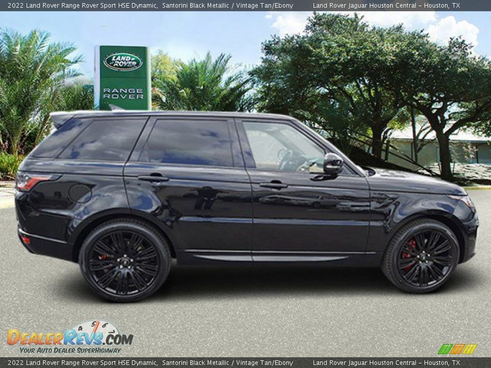 2022 Land Rover Range Rover Sport HSE Dynamic Santorini Black Metallic / Vintage Tan/Ebony Photo #11